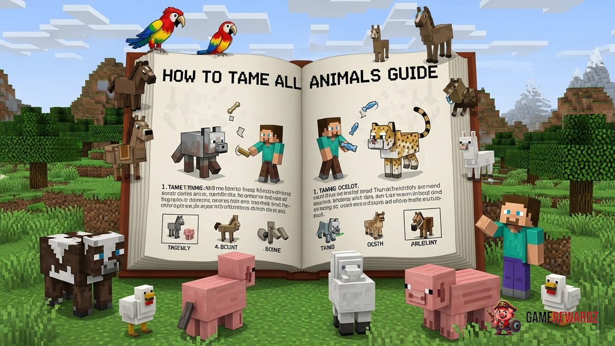 Minecraft How to Tame All Animals Guide